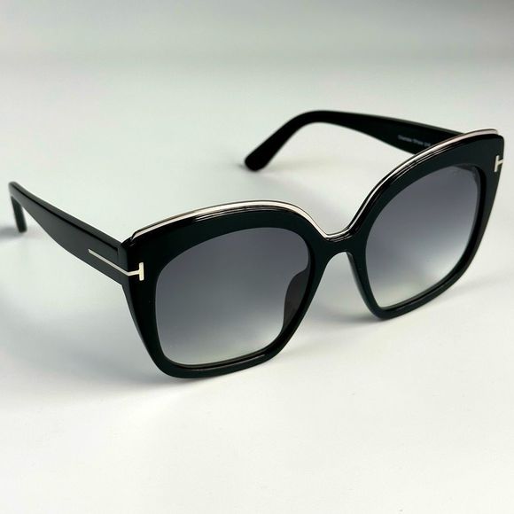 BRAND NEW TOM FORD FT0944/S 01B Chantelle Black/Grey Women Sunglasses main image 9